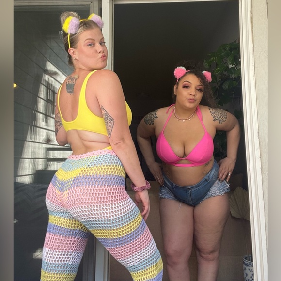 Dolls Kill 🌈 Crochet Rave Set - Picture 8 of 8